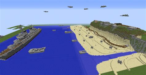 Normandy Landing Map Minecraft Map