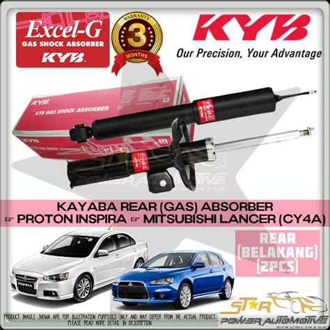 KAYABA KYB EXCEL G Proton Inspira Mitsubishi Lancer CY4A Gas Shock