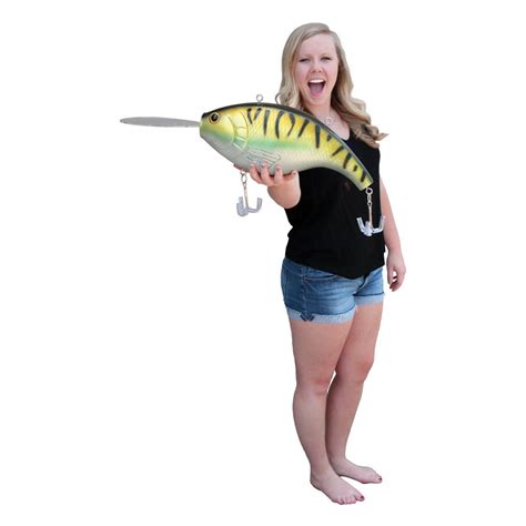 Giant Fishing Lure Display 25” Great T For Fishing Enthusiast Hand