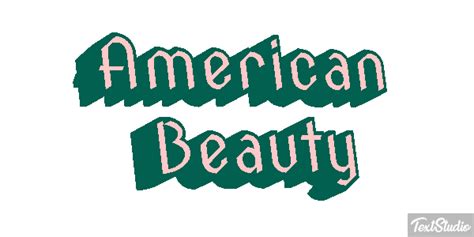 American Beauty Movie Animated  Logo Designs