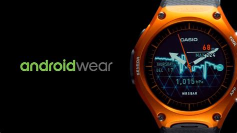 Casio Releasing Its First Android Wear Smartwatch The Ruggedized Smart