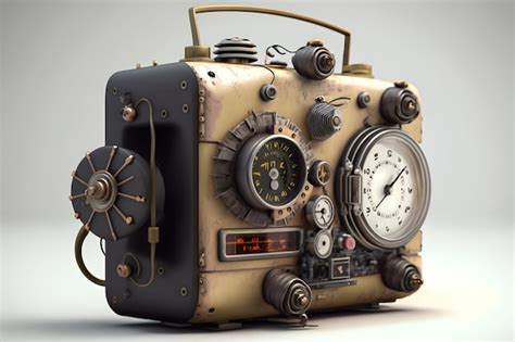 premium photo  model   machine   clock