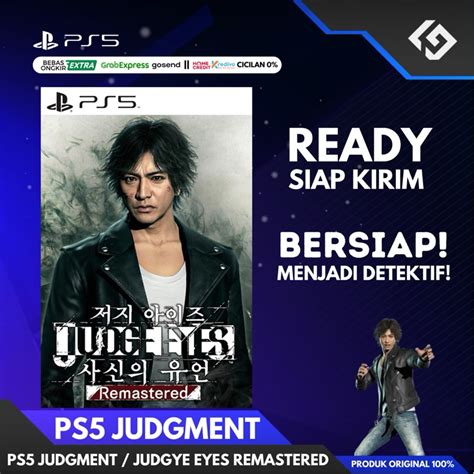 Jual PS5 Judgment Judge Eyes Remastered Shopee Indonesia