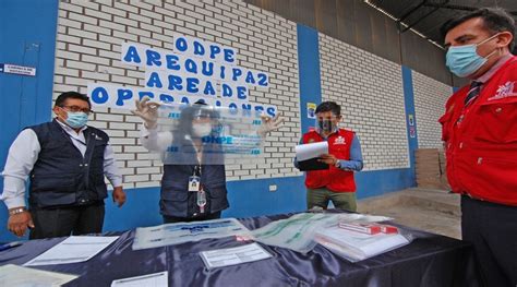 ODPE Arequipa 2 Y JEE Verifican Material Electoral Para Las Elecciones