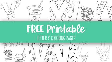 Letter Y Coloring Pages - 15 FREE Pages | Printabulls