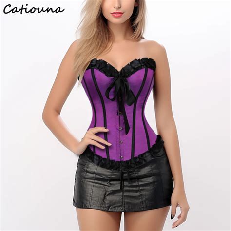 Overbust Corset Top Sexy Women S Plus Size Corsets And Bustiers Floral