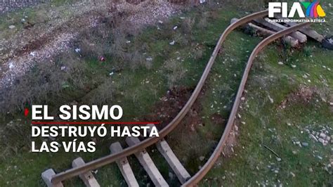 IMPRESIONANTE El sismo en Turquía destruyó hasta las vías del tren