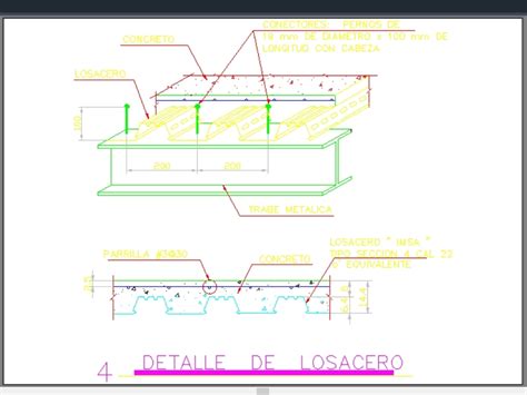 Losa Cero En Autocad Descargar Cad Gratis 5003 Kb Bibliocad