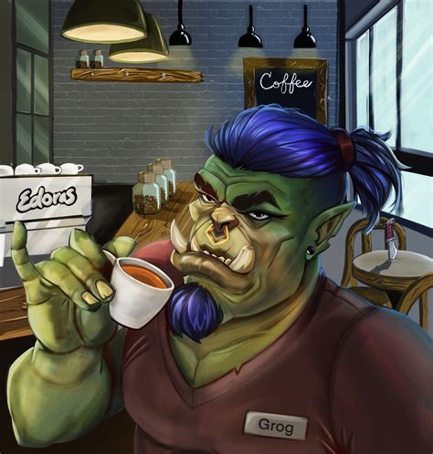 Artstation Grog The Barista