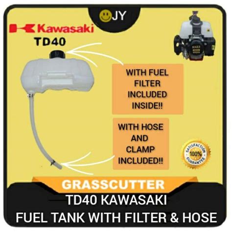 TD40 FD40 KAWASAKI 2 STROKE GRASSCUTTER FUEL TANK ASSY 850 ML 40