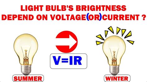 Does A Light Bulbs Brightness Depend On Voltage Or Current