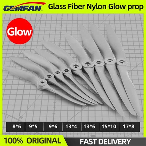 GEMFAN Glass Fiber Nylon Glow Propellers 8X6 9X5 9X6 13X4 15X10 17X8