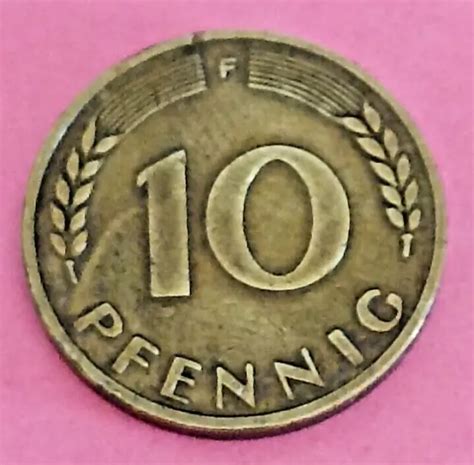 10 PFENNIG 1949 F Allemagne République Federale EUR 36 78 PicClick FR