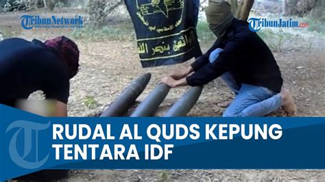 Melesat Satu Persatu Rudal Al Quds Hantam Tentara Israel Di Benteng