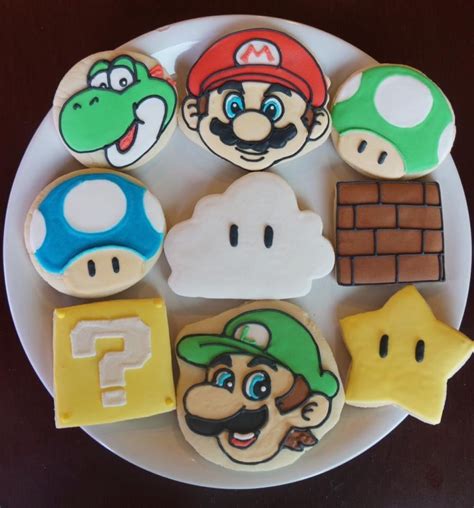 Super Mario Bros Cookies One Dozen