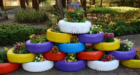 Creative Ways To Use Old Tires In Your Garden Tasteandcraze