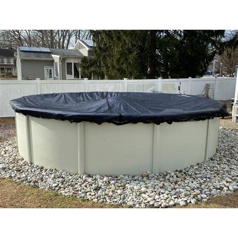 Winter Block Ft Round Pool Winter Leaf Net Cover For Above Ground