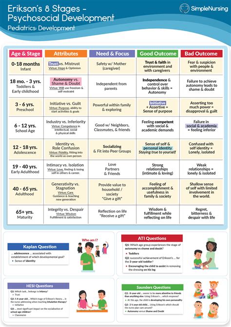 Basic Chart Erikson S Stages Eriksons Stages Psychosocial