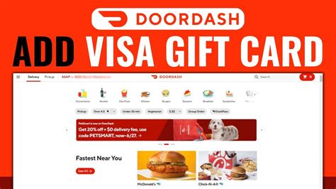 How To Add Visa Gift Card To Doordash Easy Guide 2024 YouTube