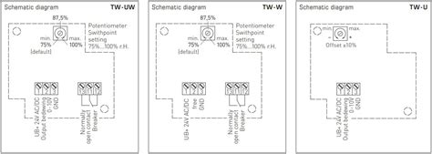 S S Regeltechnik Hygrasreg Tw Dew Point Control Switch Tw Instruction