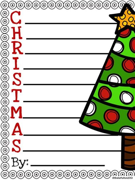 Christmas Acrostic Poem Freebie Includes Color And Blackwhite Copies