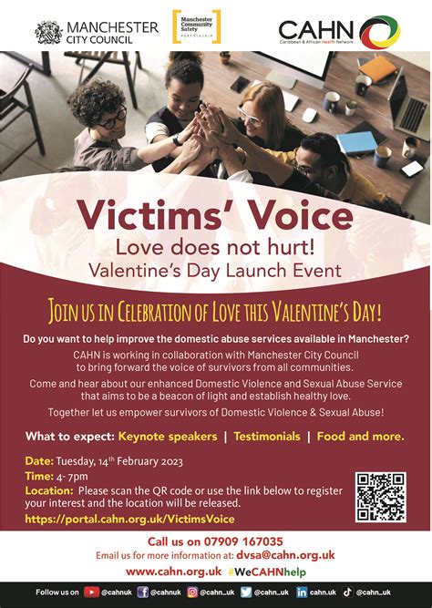 Victim Voices Launch Event Caribbean And African Health Network