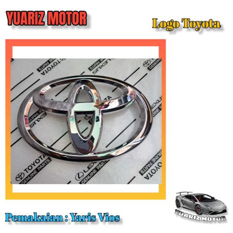 Jual Logo Grill Depan Toyota Vios Yaris Original Logo Bumper Depan