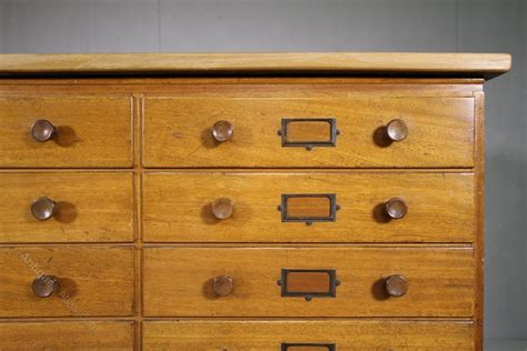 Large Edwardian Antique Mahogany Bank Of Drawers Antiques Atlas