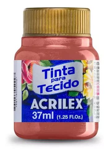 Tinta Para Tecido Met Lica Acrilex Ml Cobre Mercadolivre