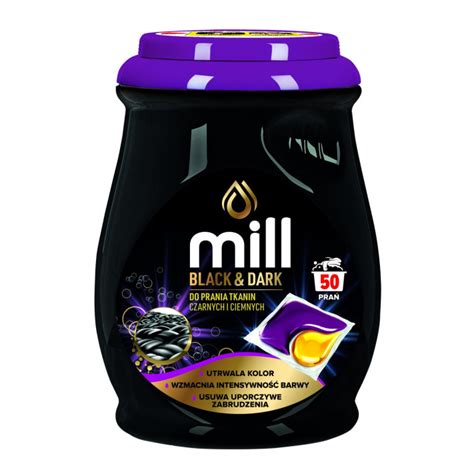 MILL PROFESSIONAL Kapsułki do prania BLACK DARK 50 szt