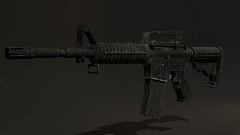 3D model Assault Rifle M15 VR / AR / low-poly | CGTrader