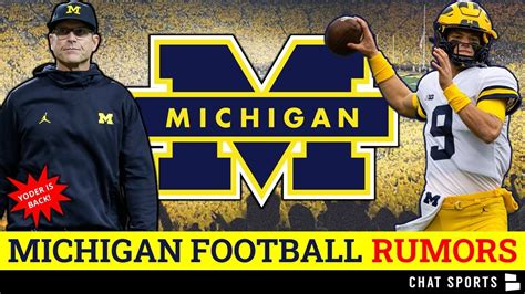 Michigan Football Rumors Jim Harbaughs Starting Qb Another Night