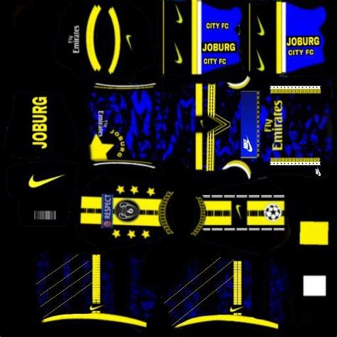 Dls Blue Black Yellow Nike Soccer Kits Black N Yellow Yellow Nikes