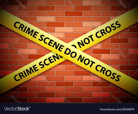 Crime scene background Royalty Free Vector Image