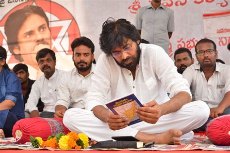 Janasena Chief Shri Pawan Kalyan Doing His One Day Hunger Strike In