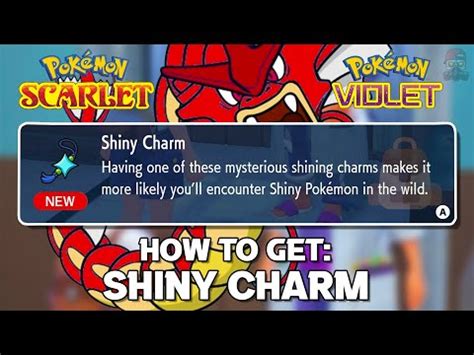 How to use Shiny Charm Pokemon Scarlet & Violet? What does the shiny ...