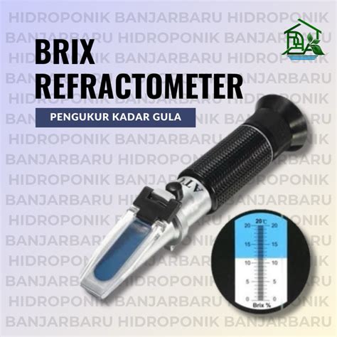 Jual BRIX REFRACTOMETER ALAT UKUR KADAR GULA KEMANISAN DALAM BUAH