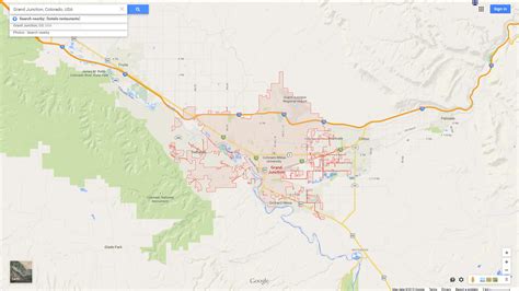 Grand Junction Colorado Map