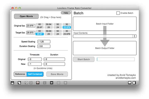 Arvid :|: Lossless Frame Rate Converter