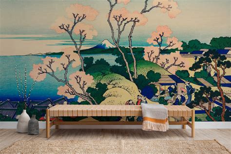 Japanese Cherry Blossom Tree Wallpaper Mural - Hovia