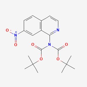 Tert Butyl N Methylpropan Yl Oxycarbonyl N Nitroisoquinolin