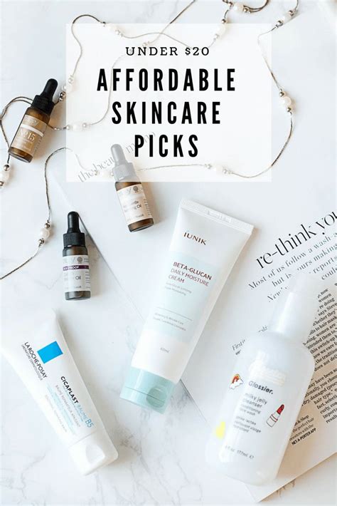 My Affordable Skincare Picks All Under Geeky Posh Skin Care