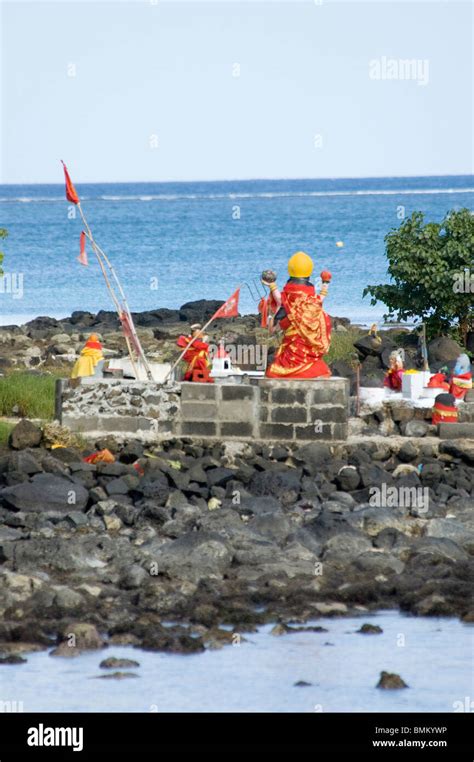 Mauritius Mont Choisy Hindu Shrine Stock Photo Alamy