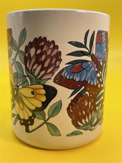 Butterfly And Flowers Mug Cupofmood