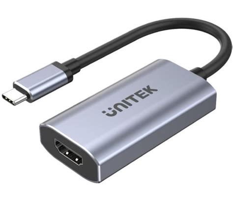 Unitek Adapter Usb C Hdmi 21 8k Aluminium 15cm Przejściówki