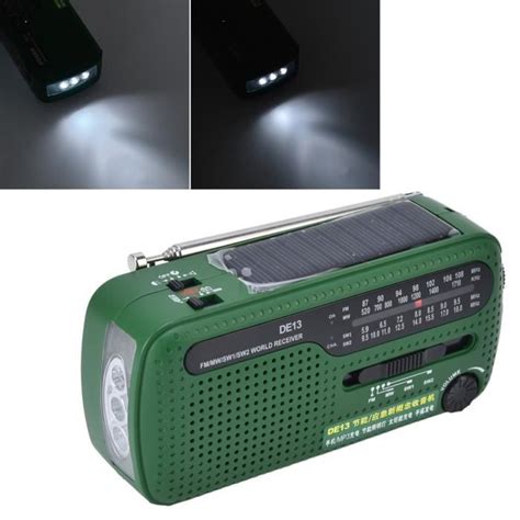 Radio Fm Radio D Urgence Manivelle Solaire Radio M T O Rechargeable