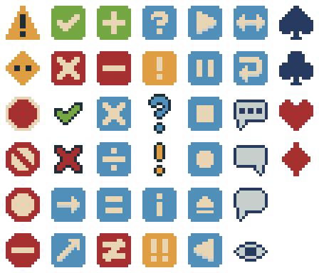 Some more icons - 64+ Pixel Icons [16x16] by bernas veroli