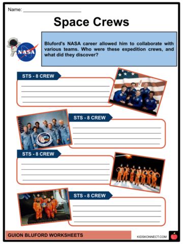 Guion Bluford Worksheets Career Work At Nasa And After Legacy