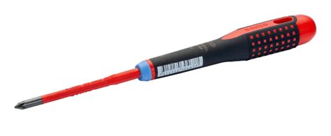 Bahco Be Sl Ergo Slim Vde Insulated Pozi Screwdriver Pz X Mm