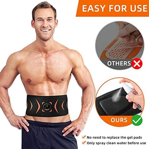 ab stimulator belt : FOPIE ABS Toning Belt, Abdominal Toning Belt ...